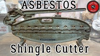 Asbestos Shingle Cutter Restoration [upl. by Jermyn570]