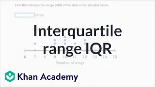 How to calculate interquartile range IQR  Data and statistics  6th grade  Khan Academy [upl. by Ymarej]