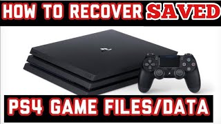 How to Restore  Recover Saved Game Data  Get Back your Saved Progress File on Playstation PART 2 [upl. by Ecnarf508]