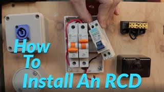 Electrical Wiring How to Install an RCD [upl. by Adaj]