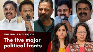 TN Elections 2021  The five major political fronts for 2021 [upl. by Ingrid]