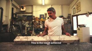 Mauro Patrini Scagliola Carpigiana with English Subtitles  Stucco Marmo  Stuck Marmo  Moonstone [upl. by Ursi498]