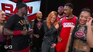 The RAW Roster Congratulates Becky Lynch [upl. by Barth230]