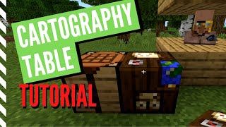 How To Use A CARTOGRAPHY TABLE In Minecraft Full Tutorial [upl. by Novek]