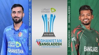 CRICKET LIVE Afghanistan Vs Bangladesh  2nd ODI  Sharjah  9th November 2024 [upl. by Glynas]