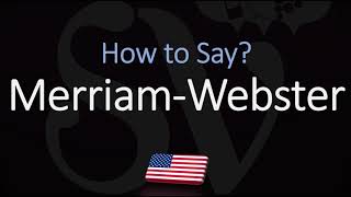 How to Pronounce Merriam Webster CORRECTLY [upl. by Avlem34]