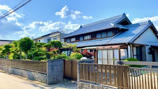 4K Japan Walk  Japanese Countryside Village  Neighborhood Walking Tour in Suburban Nagoya [upl. by Solram]