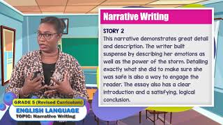 English Language  Grade 5 Composition  Narrative Writing [upl. by Faubion]