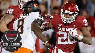 Oklahoma edges Oklahoma State in Bedlam  College Football Highlights [upl. by Annwahs878]