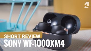 Sony WF1000XM4 TWS quick review shorts [upl. by Fe]