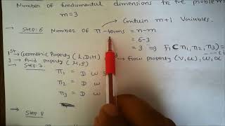 buckingham pi theorem determining pi terms [upl. by Haerdna]