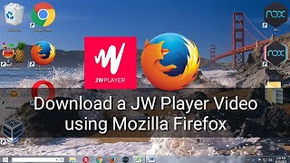 How To Download JW Player Videos using Mozilla Firefox [upl. by Nnaeed]