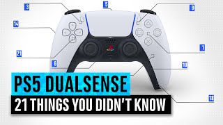 PS5 DualSense  21 Things You Didnt Know about the PlayStation 5 Controller [upl. by Adnohrahs]