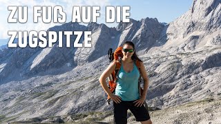 Zugspitze Wanderung übers Gatterl  zu Fuß auf Deutschlands höchsten Berg [upl. by Andrien]