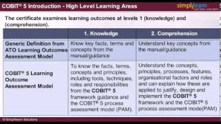 Introduction To COBIT 5  What is Cobit 5 An Overview Of COBIT 5  COBIT 5 Videos  Simplilearn [upl. by Micheal]