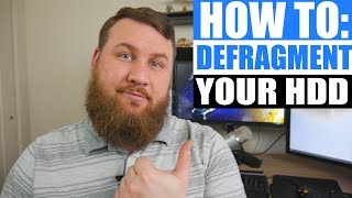 How to Defragment Your HARD DRIVE HDD [upl. by Oiuqise]