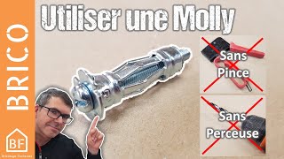 Comment utiliser une cheville Molly sans pince ni perceuse [upl. by Granoff]