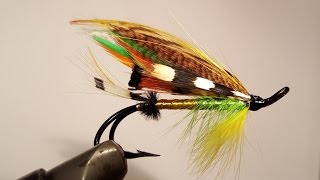 How to tie a classic salmon fly Green Highlander [upl. by Gasperoni124]