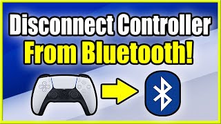 How to Disconnect PS5 Controller From Bluetooth amp Reconnect to PS5 Fast Method [upl. by Madlin]