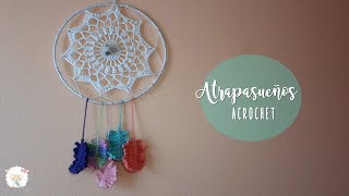 Atrapasueños a crochet  crochet dreamcatcher [upl. by Anastos]