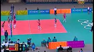 LIOUBOV CHACHKOVA SOKOLOVA vs China  04 Athens Olympics Preliminary Round [upl. by Gombach743]