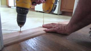 How to install an oak threshold [upl. by Ot770]