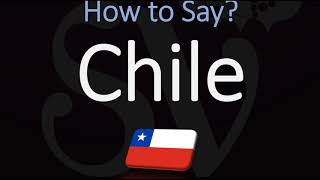 How to Pronounce Chile CORRECTLY [upl. by Noed]