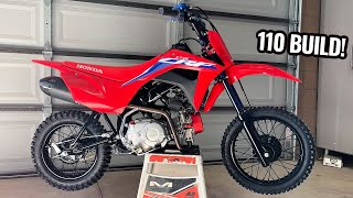 BUILDING THE FASTEST CRF110f NEW MODS [upl. by Viola]