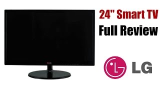 Full Review  24quot LG Smart TV  Features and Graphics [upl. by Amos346]