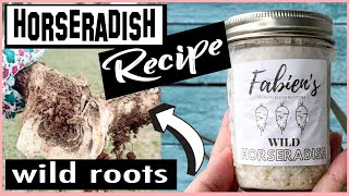 HORSERADISH ROOTS  EASY RECIPE  BEST Sauce  4 Ingredients [upl. by Jemimah592]