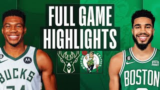 BUCKS at CELTICS  FULL GAME HIGHLIGHTS  December 25 2022 [upl. by Eniad]