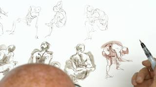 Timed Model Drawing Session 4  Instructor Glenn Vilppu [upl. by Assira]