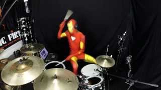 Iron Man  Drum Cover  Black Sabbath  Halloween Cover [upl. by Publias]