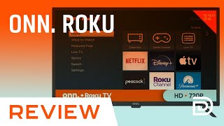 onn Roku Smart TV Review  Walmart onn 32quot 720P HD LED Roku TV Setup [upl. by Yalonda]