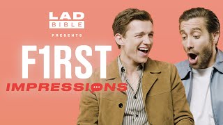 First Impressions  Tom Holland hates Jake Gyllenhaals impression of him  LADbible [upl. by Adelbert151]