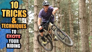 10 MTB TRICKS AND TECHNIQUES TO EXCITE YOUR RIDING [upl. by Jamin]