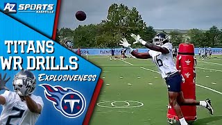 Treylon Burks Robert Woods amp The Titans WR Highlights [upl. by Lanny]