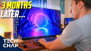 Switching to a 48inch 4K OLED TV as a Monitor  3 MONTHS LATER  The Tech Chap [upl. by Easlehc]