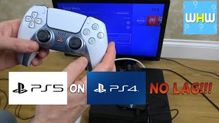 How to Use PS5 DualSense Controller on PS4 NOT Remote Play [upl. by Aenat]