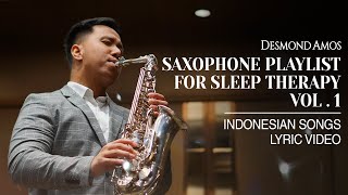 Saxophone Playlist for Sleep Therapy Vol 1  Indonesian Songs  Lyric Video [upl. by Janelle491]