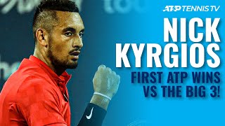 Nick Kyrgios Highlights From First Time He Beat The Big 3 on the ATP Tour [upl. by Janet537]