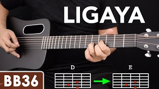 Ligaya  Eraserheads Guitar Tutorial TAB chords strumming [upl. by Meece998]