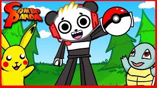 ROBLOX Pokemon Go Lets Play with COMBO PANDA Part 2 [upl. by Atokad]