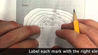 Making Topographic Map Profiles [upl. by Otinauj]