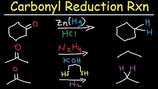 Clemmensen Reduction amp Wolff Kishner Mechanism [upl. by Giana]