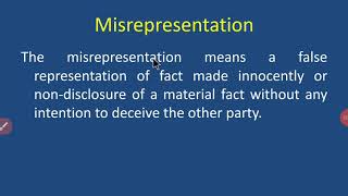 Misrepresentation [upl. by Kafka]