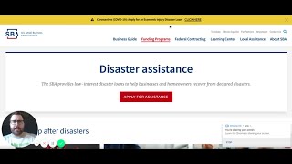 SBA Disaster Loan Application STEP BY STEP FULL WALKTHROUGH [upl. by Jehiah756]