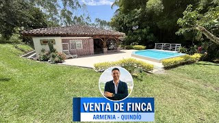 VENTA DE FINCA GANADERA EN ARMENIA QUINDÍO COLOMBIA [upl. by Akcimahs]