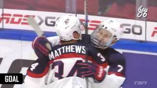 Auston Matthews  2016 IIHF WJC Highlights [upl. by Herates643]