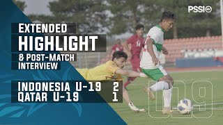 U19 International Friendly Match  Indonesia 2  1 Qatar with PostMatch Interview [upl. by Yddor741]